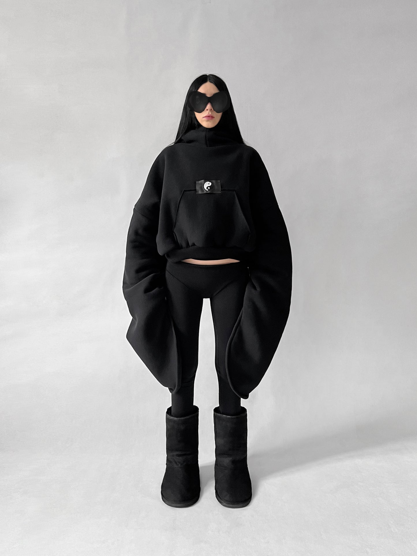 3R BASIC / DUVET OVERSIZED HOODIE